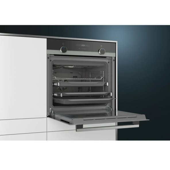 Siemens HB557JYH0T 66 LT Ankastre Fırın Gri - 2
