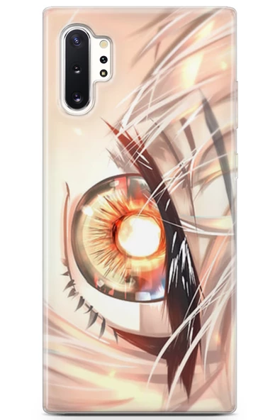 Samsung Galaxy Note 10 Plus Kılıf Orijinal Seri Anime 21 Göz Darbe Önleyici Kapak Mavi