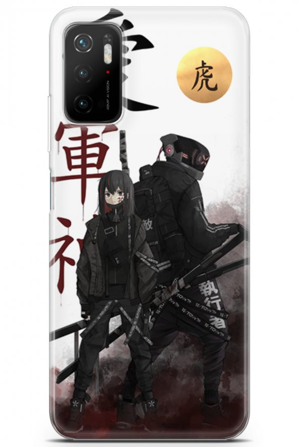 Xiaomi Poco M3 Pro 5G Kılıf Orijinal Seri Anime 16 Japon Anime Hediyelik Kılıf Sarı