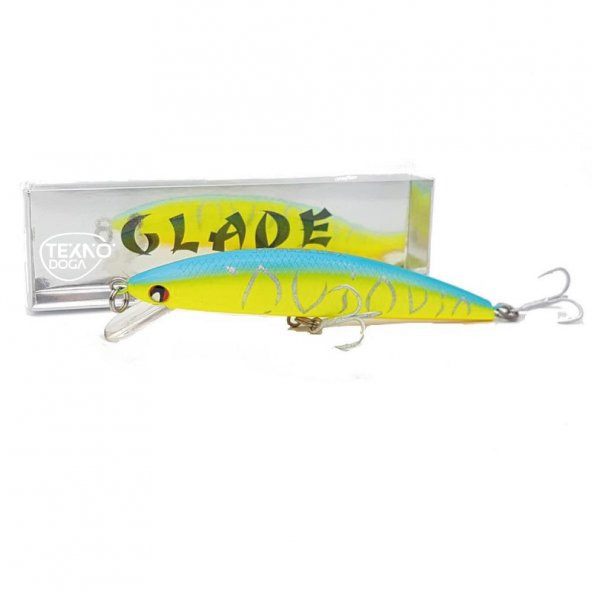 Japanese Glade 12cm 41g Balık Sahtesi Yem Sarı - 2