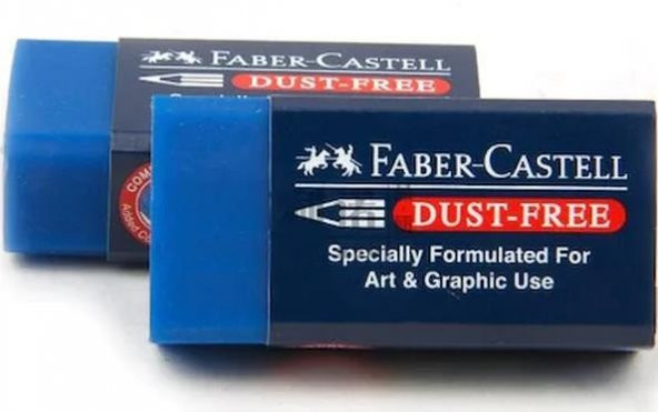 Faber-Castell No:24 Orta Boy Mavi Sınav Silgisi 24 Adet - 5