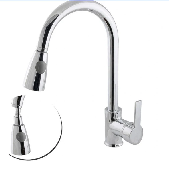 Venita Çift Fonksiyonlu Spiralli Mutfak Batarya Delta