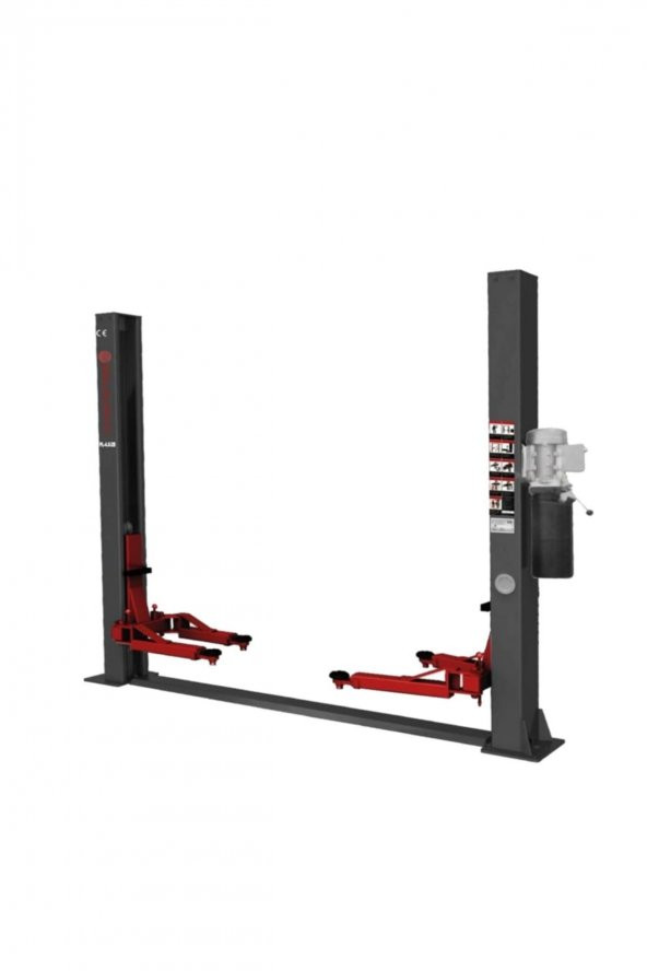 Worldforce 4 Ton Yarım Otomatik Sütunlu Lift Ithal Ürün Profesyonel Servis Ekipmanı - 1