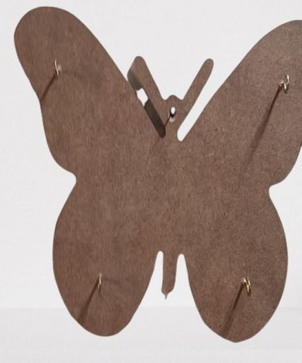 Hobi ADN 90261 Dekoratif Pano Anahtarlık Ahşap MDF HAM CNC Kesim MODEL El Yapım