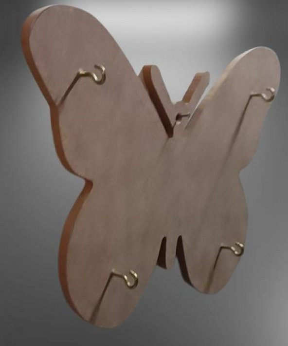 Hobi ADN 90261 Dekoratif Pano Anahtarlık Ahşap MDF HAM CNC Kesim MODEL El Yapım - 2