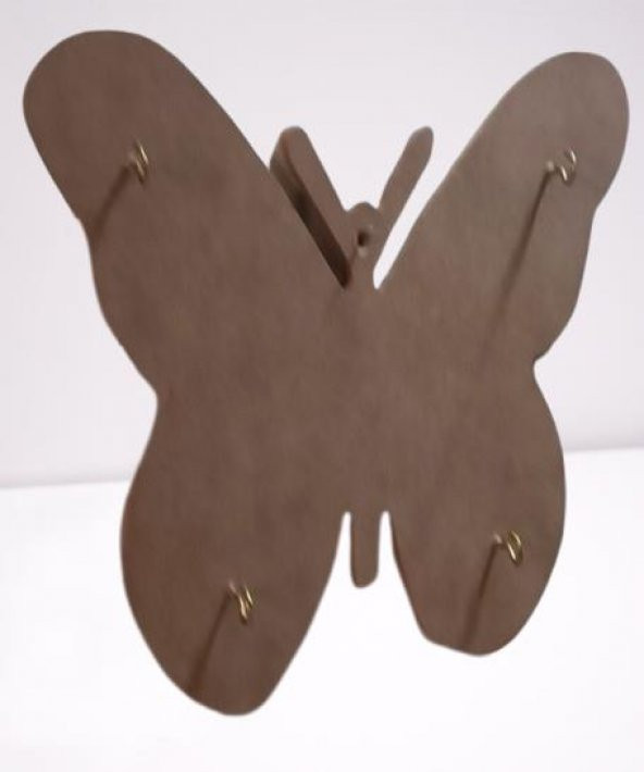 Hobi ADN 90261 Dekoratif Pano Anahtarlık Ahşap MDF HAM CNC Kesim MODEL El Yapım - 4