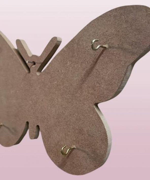 Hobi ADN 90261 Dekoratif Pano Anahtarlık Ahşap MDF HAM CNC Kesim MODEL El Yapım - 7