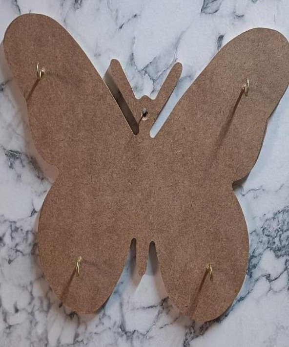 Hobi ADN 90261 Dekoratif Pano Anahtarlık Ahşap MDF HAM CNC Kesim MODEL El Yapım - 8