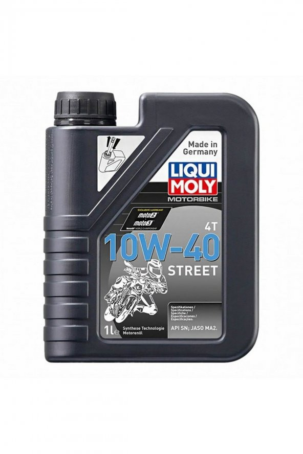 Lıquı Moly 10w40 Street 4t Sentetik Motor Yağı 1 Litre - 1
