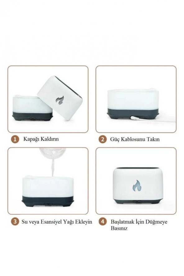 Blic Ultrasonik Aroma Difüzörü Oda Nemlendirici Siyah YX-1807 - 5