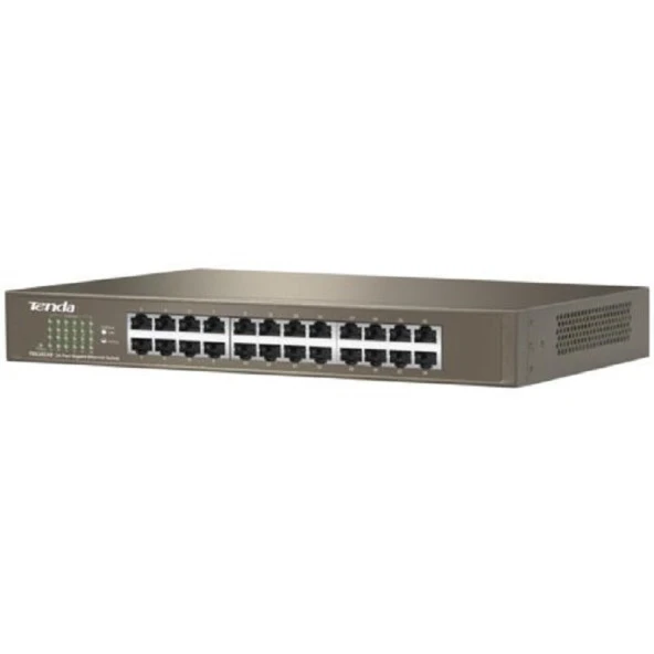 Tenda TEG1024D 24Port Gigabit Switch Yönetilemez, 10/100/1000, Rack-Mount