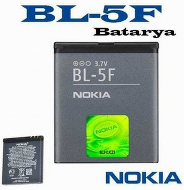 Day Orijinal Nokia N98 BL-5F 950 mAh Batarya Pil (Uzun Ömürlü Yüksek Kapasite) - 1