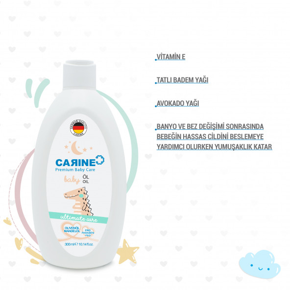CARINE Bebek Masaj Yağı 300 Ml - 3