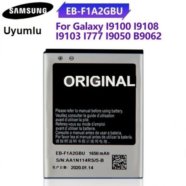 Day Orijinal Samsung Galaxy  i9108 EB-F1A2GBU Garantili 1650mAh Pil (Uzun Ömürlü Batarya)