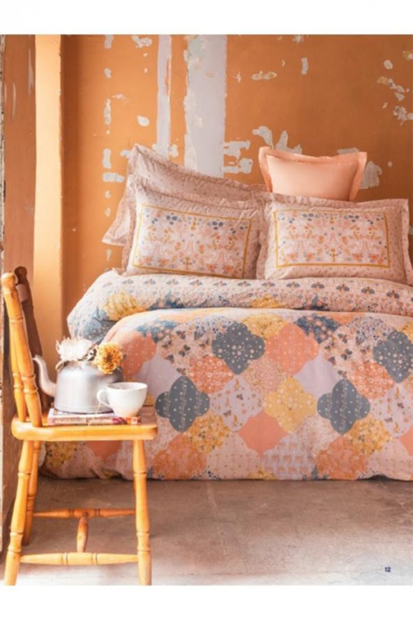 Apricitas Home Molina Çift Kişilik 100 Pamuk Nevresim Takımı