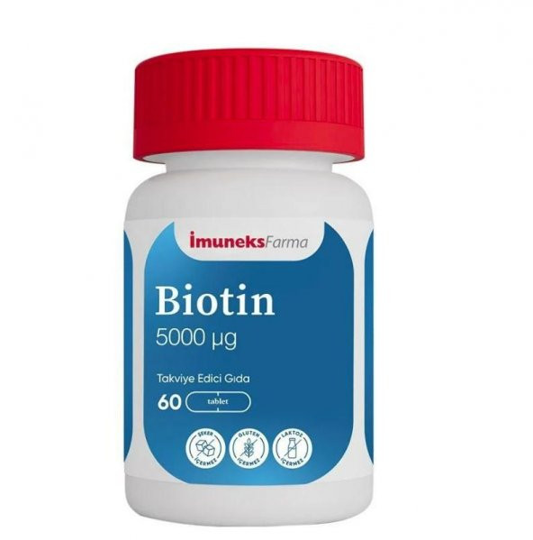 İmuneks Farma Biotin 5000mcg 60 Tablet
