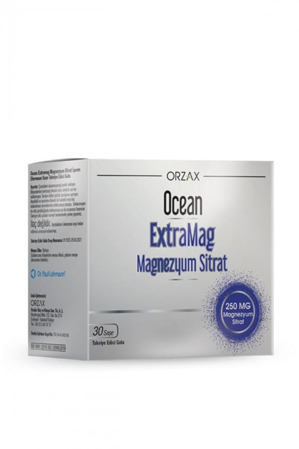 Ocean Extramag Magnezyum Sitrat 30 Saşe