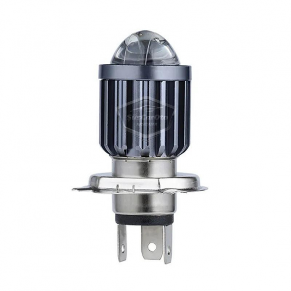 Otomobil Araç Motosiklet Mercekli Far Ampulü Led Far Çift Renk Sarı-Beyaz CSP Led Lamba Delici Yayıcı Uzun Kısa 1 Adet H4 - 9