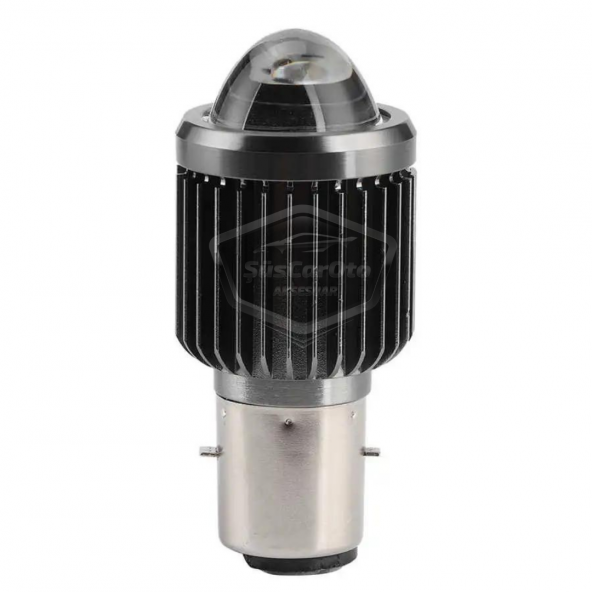 Otomobil Araç Motosiklet Mercekli Far Ampulü Led Far Çift Renk Sarı-Beyaz CSP Led Lamba Delici Yayıcı S2 Uzun Kısa 1 Adet BA20D H6 - 7