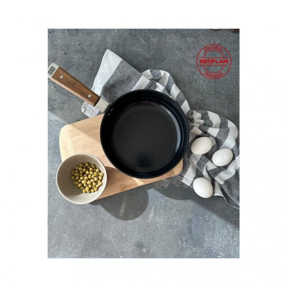 NEOFLAM BIEN ALÜMİNYUM DÖKÜM WOK TAVA SİYAH 20 CM - 4