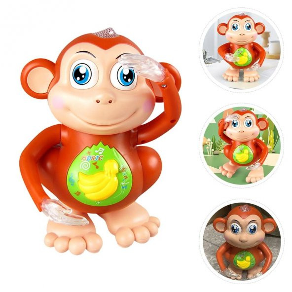 CANALİ Toys Pilli Işıklı Sesli Kukuli YJ-3030, Dans Eden Işıklı Sesli Kukuli Robot - 2