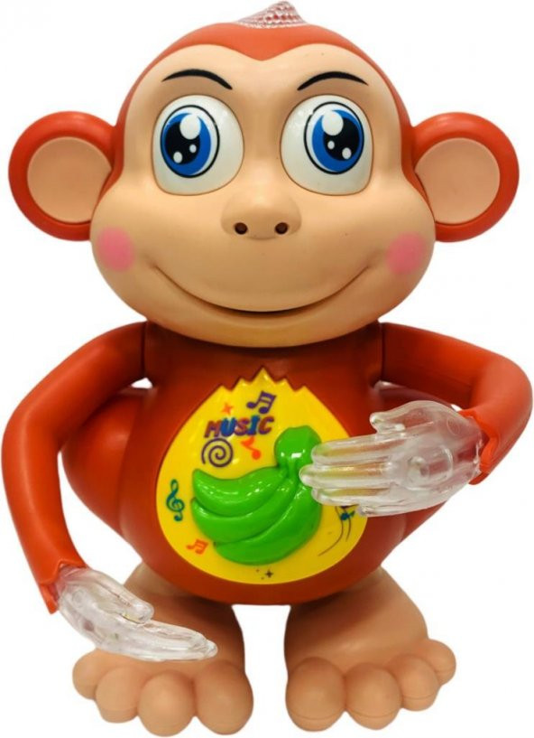CANALİ Toys Pilli Işıklı Sesli Kukuli YJ-3030, Dans Eden Işıklı Sesli Kukuli Robot - 6