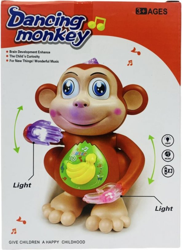 CANALİ Toys Pilli Işıklı Sesli Kukuli YJ-3030, Dans Eden Işıklı Sesli Kukuli Robot - 7