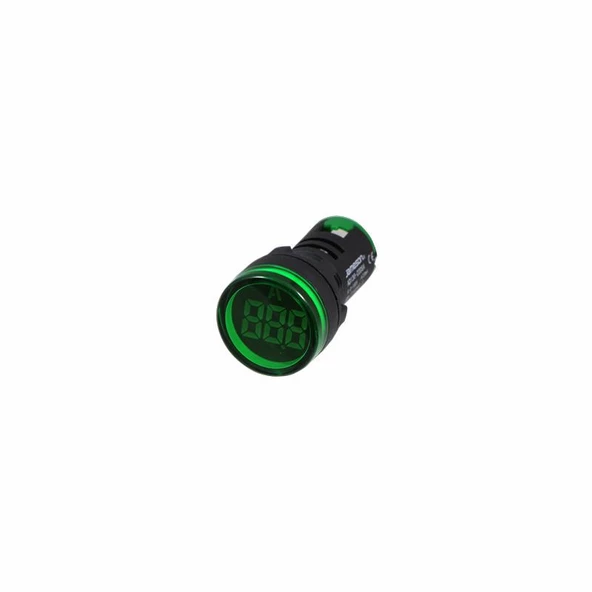 JAMESON 22 Mm Akım Trafolu Yeşil Led Ampermetre