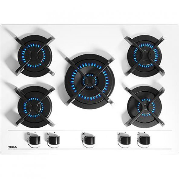 Teka Gbc 75030 Kbc Wh (E5) Beyaz Cam Ankastre Ocak - 2