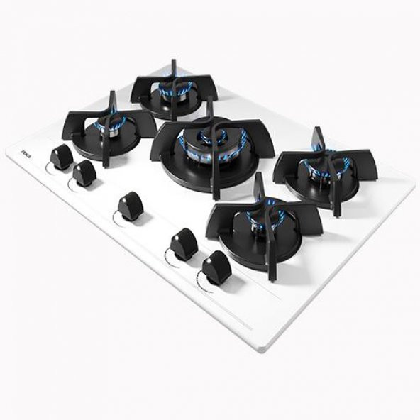 Teka Gbc 75030 Kbc Wh (E5) Beyaz Cam Ankastre Ocak - 4