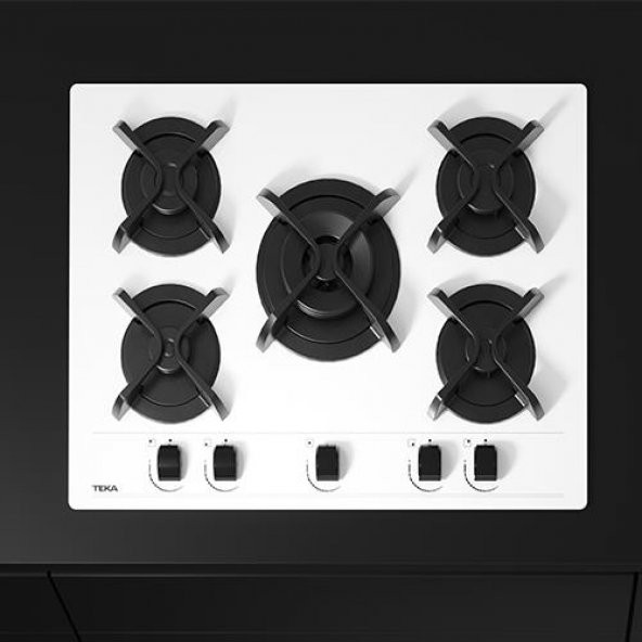 Teka Gbc 75030 Kbc Wh (E5) Beyaz Cam Ankastre Ocak - 5