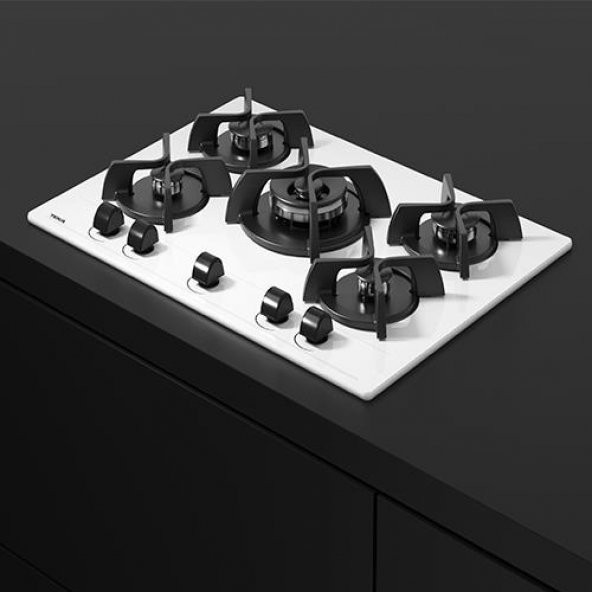 Teka Gbc 75030 Kbc Wh (E5) Beyaz Cam Ankastre Ocak - 6