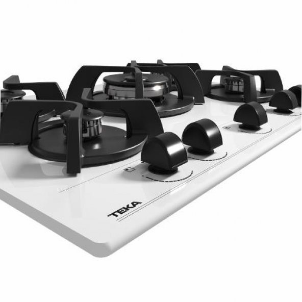 Teka Gbc 75030 Kbc Wh (E5) Beyaz Cam Ankastre Ocak - 8