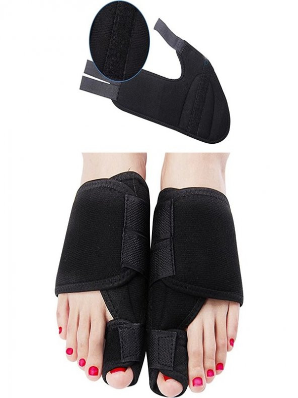 1 Çift Ayak Baş Parmak Kemik Çıkıntısı Için Aparat Ayak Parmağı Bunyonu Ayak Ateli Halluks Valgus ürün görseli 1