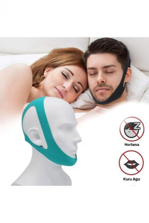 Horlama Bandı Çene Destekli Uyku Apnesi Aparatı Horlama Önleyici Yüz Gerdirme Çene Bandı ürün görseli 1