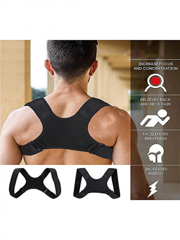 Kamburluk Önleyici Dik Duruş Korsesi Ayarlanabilir Yeni Nesil Dik Durma ürün görseli 1