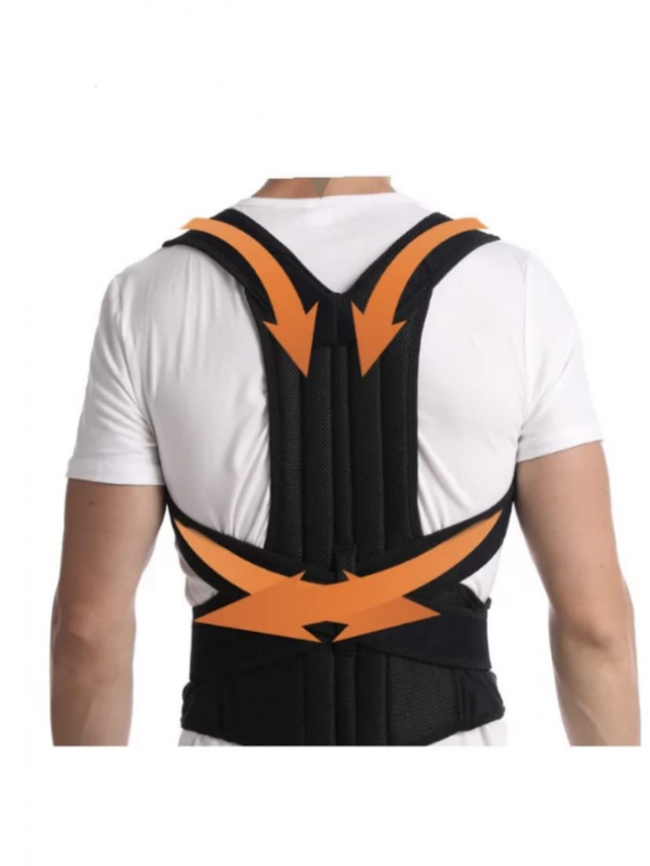 Ortopedik Balenli Dik Duruş Korsesi Posturex Bel Sırt Korsesi Kambur Korsesi ürün görseli 1