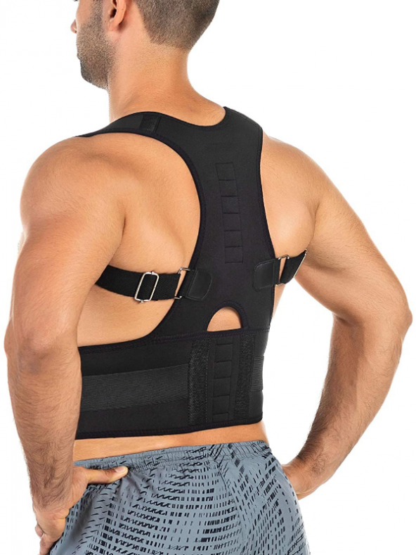 Medikal Unisex Dik Duruş Korsesi Manyetik Korse Omuz Bel Sırt Korsesi