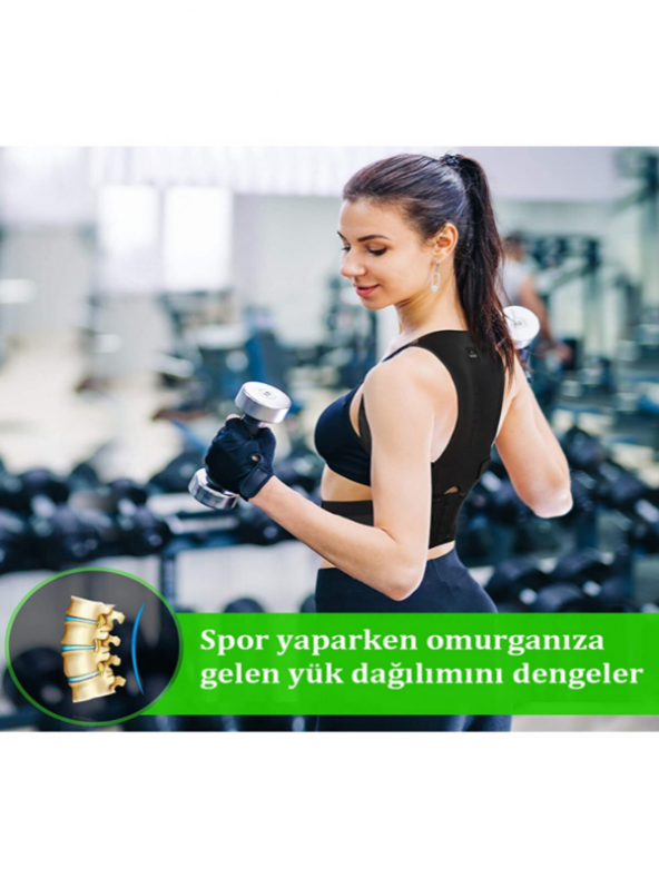 Medikal Kamburluk Önleyici Kifoz Skolyoz Korsesi Dik Duruş Korsesi Omuz Sırt Korsesi Manyetik Korse ürün görseli 1