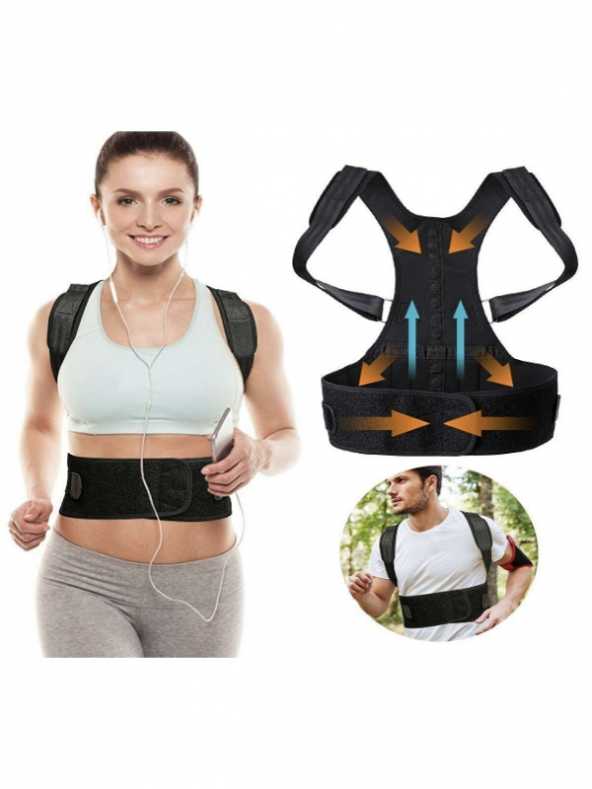 Manyetik Dik Duruş Korsesi Sporcu Korsesi Posturex Ağrı Azaltıcı Mıknatıslı Kamburluk Korsesi ürün görseli 1