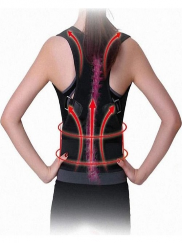 Medikal Unisex Dik Duruş Korsesi Manyetik Korse Omuz Bel Sırt Korsesi ürün görseli 1