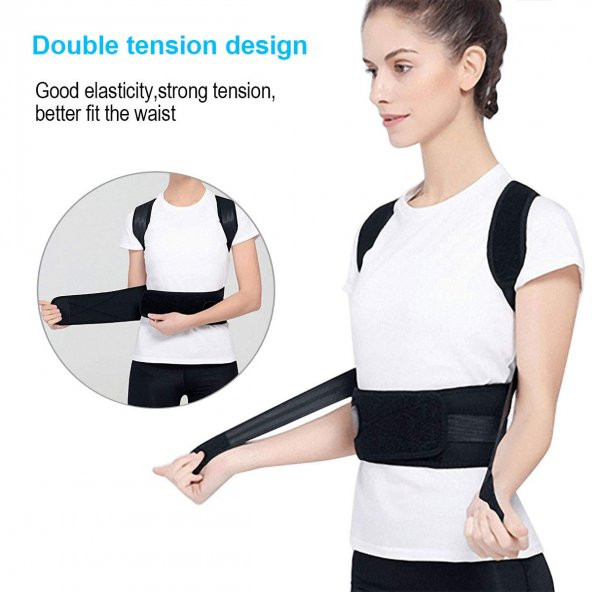 Ankaflex Dik Durus Korsesi Dik Durmaya Yardımcı Ortopedik Korse Manyetik Korse ürün görseli 1