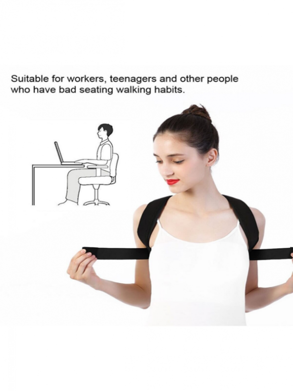 Yeni Nesil Dik Duruş Kamburluk Önleyici Unisex Korse,