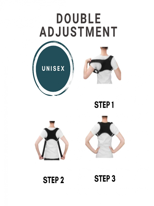 Unisex Yeni Nesil Dik Duruş Korsesi Posturex Korse Dik Durma Aparatı