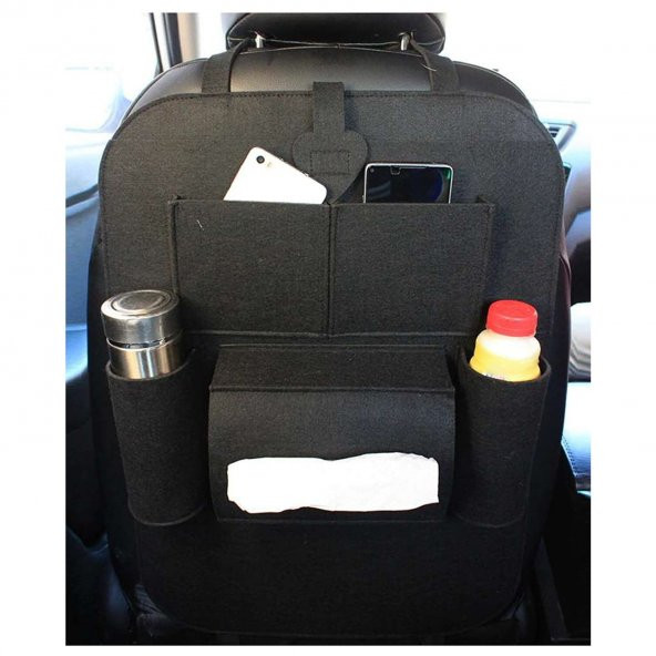 Araba Koltuk Arkası Eşya Düzenleyici Organizer Keçe Çanta Kılıf Araç Koltuk Arkası Düzenleyici ürün görseli 1