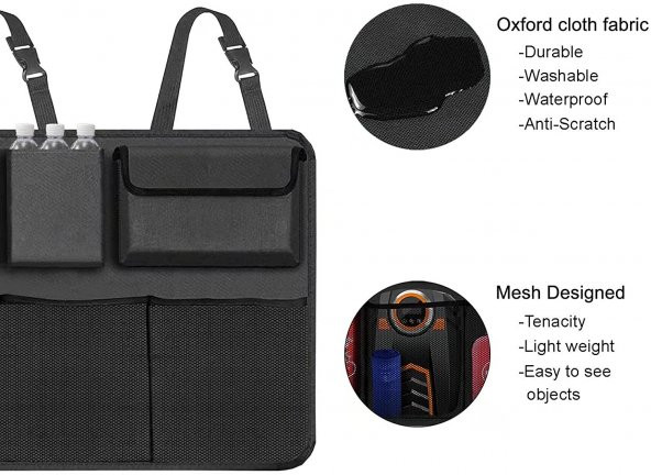 Araba Koltuk Arkası 8 Cepli Organizer Araç Oto Bagaj Içi Bod Düzenleyici Organizer Çanta ürün görseli 1