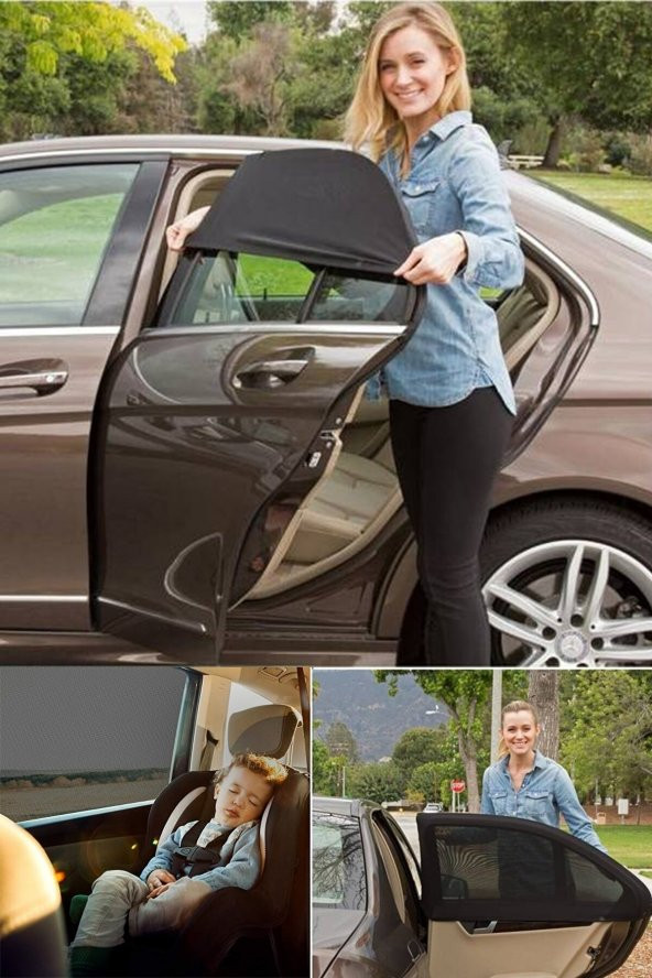 Araba Araç Oto Yan Cam Güneşlik Örtü Perde Kılıf Güneşliği Araba Anne Bebek Emzirme Perdesi 1 Adet ürün görseli 1