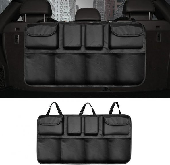 Araç Içi 8 Cepli Bagaj Düzenleyici Çanta ürün görseli 1