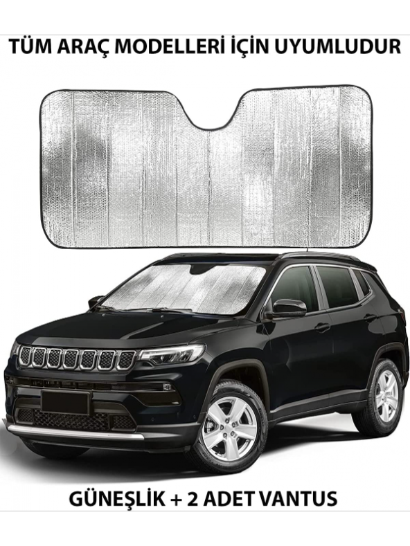 Oto Aliminyum Balonlu Ön Cam Güneşliği Yüksek Kalite ürün görseli 1