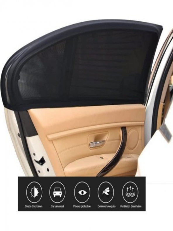 Araba Araç Oto Yan Cam Güneşlik Örtü Perde Kılıf Güneşliği Araba Anne Bebek Emzirme Perdesi ARABA ürün görseli 1